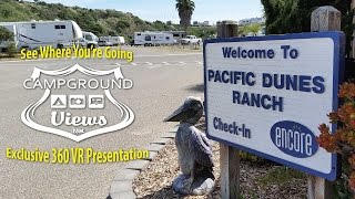 Pacific Dunes Ranch and RV Resort Oceano California  360 VR Virtual Tour in 4K [upl. by Bose]