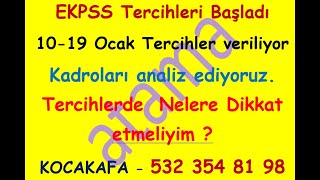 ekpss tercihlerinde nelere dikkat edelim Atanma şansını nasıl yükseltebiliriz Yerleştirme sonuçlaı [upl. by Aynnat310]