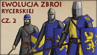 Ewolucja Zbroi Rycerskiej cz2 Lata 11751300  Historia Na Szybko [upl. by Hafirahs556]