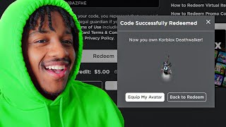 ROBLOX GAVE ME THE NEW KORBLOX FOR FREE [upl. by Sheryle]