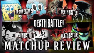 Reacting To YOUR Favorite DEATH BATTLE Ideas  VS Matchup Review 4 [upl. by Etnovaj]