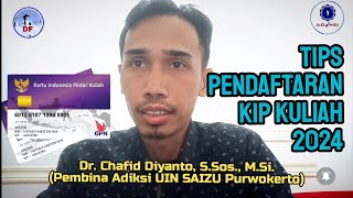 Tips Pendaftaran KIP Kuliah 2024  Jangan Lakukan ini [upl. by Megen461]