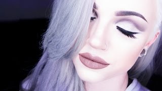 Industrialtoned Full Face Glam Makeup Tutorial [upl. by Dlnaod266]