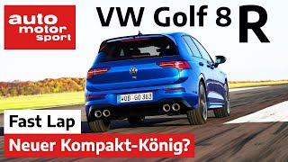 VW Golf 8 R Der neue KompaktKönig bei Fast Lap  Fast Lap  auto motor und sport [upl. by Petronella]