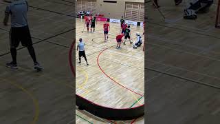 🔙 to Obexers goal against FC Milano Molotov in the first Semifinal game🔥floorball shorts [upl. by Erlin528]