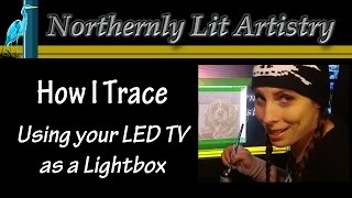 LED TV Lightbox Tracing [upl. by Erdnaid609]