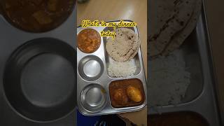 Whats in my dinner today hostel mess food hostallife explore viralvideo whatieatinaday [upl. by Derej]