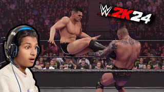 Randy Orton vs Gunther Full Match on Bash in Berlin Gameplay WWE 2K24 PC Royal Kings [upl. by Dlorej659]