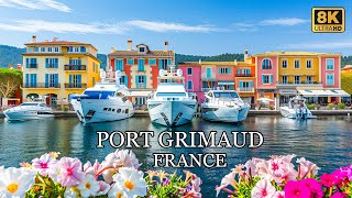 Port Grimaud  The Venice of the French Riviera 8K [upl. by Coulson]