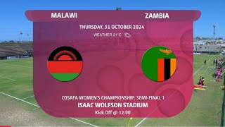 1st Half  Malawi vs Zambia Highlights Today Match HollywoodBets COSAFA Womens Championship 2024 [upl. by Gianna616]