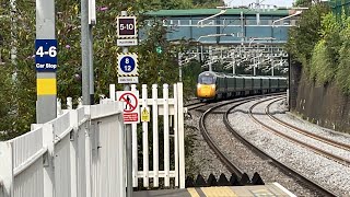 Great Western Railway and CrossCountry Trains at Goring amp Streatley on September 3rd 2022 [upl. by Oirom]