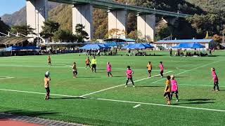 2024 11 02 단양강 잔도배 U10 제천PFC VS 경산FC 전반 [upl. by Allimrac]