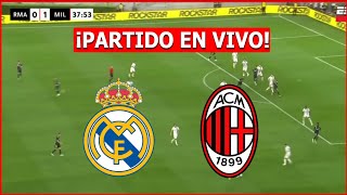 🔴 REAL MADRID vs MILAN EN VIVO 🔴 JUEGA MBAPPE CHAMPIONS LEAGUE 🏆 [upl. by Jar]