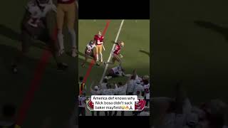 Bosa is NEVER beating the allegations🤣🔥nfl youtubeshorts footballshorts football [upl. by Kcirttap]