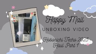 UNBOXING  Planners and Notebooks  Hobonichi Techo 2025 Haul Part 1 [upl. by Dahsra]