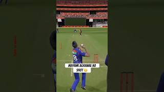 Mayank Agrawal ka shot shorts shortsfeed viral cricket24 cricket ipl srh india ytviral yt [upl. by Edgar]