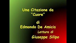 Citazione da quotCuorequot Edmondo De Amicis [upl. by Urial260]