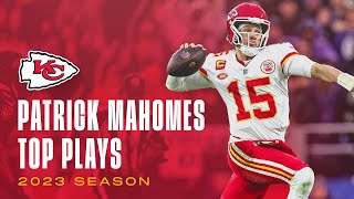 Patrick Mahomes Top Plays of the 2023 NFL Season  Kansas City Chiefs [upl. by Sateia]