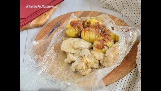 Pollo con patate nel sacchetto al forno  Ricette che Passione [upl. by Aznarepse]