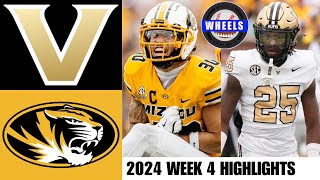 Vanderbilt vs 7 Missouri CRAZY  Full Game Highlights  2024 College Football Highlights [upl. by Brawley]