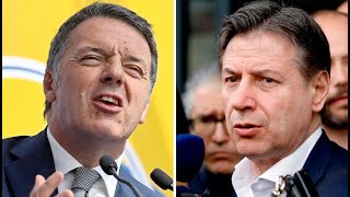 Matteo Renzi umilia Giuseppe Conte Frasi buone per Miss Italia [upl. by Yorick]