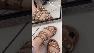 Rasteira Vizzano Caramelo Studs [upl. by Carmella]