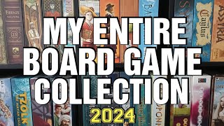 My Entire Board Game Collection  2024 Edition [upl. by Hartman]