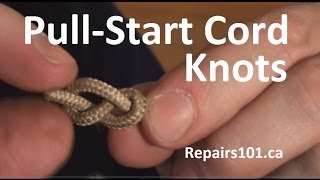 PullStart Cord Knots  effective stopper knots [upl. by Geerts998]