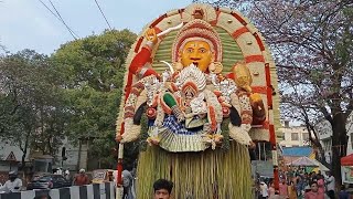 Domlur Pallaki 2024  Colorfull Pallaki  Crazy Crowd  Tamate Dance viral pallaki god domlur [upl. by Suoirred]