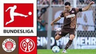 Bundesliga das top spiel STpauli vs Mainz hamburg [upl. by Suolhcin]