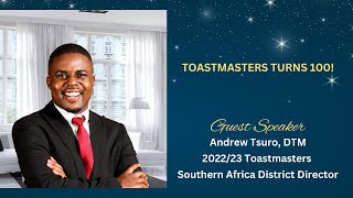 100 Years of Toastmasters International 22 October 2024 [upl. by Bauske]