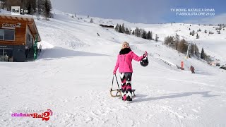 Antonella Elia dalla piste del Monte Cavallo Citofonare Rai2  24122023 [upl. by Lanti]