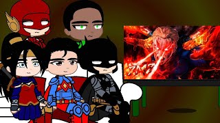 ••°°🦸‍♀️Liga da justiça REACT a rap do capitão pátria the boys 7minutoz 🦸‍♀️°°•• [upl. by Gnouh148]