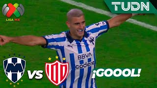 ¡BIENVENIDO GOLEADOR Golazo de Berterame  Monterrey Vs Necaxa  AP2023J15  Liga Mx  TUDN [upl. by Haelem]