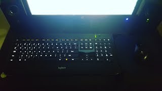 Logitech K800 Illuminated Keyboard Review [upl. by Asen]