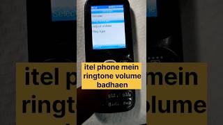 iTel phone mein ringtone volume badhaenitelringtoneshortvideoviralvideo [upl. by Yvon]