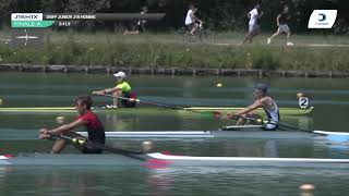 Championnat de France J16 Bateaux longs Libourne 2019  Finale du skiff hommesJ16H1x [upl. by Sky]