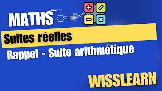 4 Suites réelles Rappel  Suite arithmétique [upl. by Sandye]