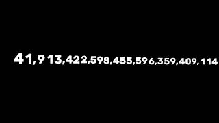 4 septillion to 1 octillion almost until 1 decillion [upl. by Attah]