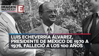 Murió Luis Echeverría represión y crisis económica sello de su paso por la alta política [upl. by Bettine824]