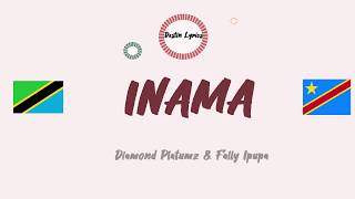 Diamond Platnumz Ft Fally Ipupa  Inama Official lyrics  FrenchEnglish [upl. by Jeane]