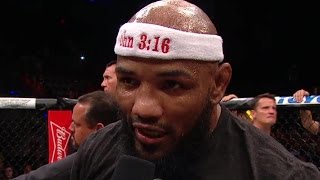 Listen to Yoel Romero’s postfight interview [upl. by Rehsa]