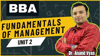 Fundamentals of Management  Unit 2 Lecture  BBA  Planning Concept Importance and Types Decision [upl. by Jamnis]