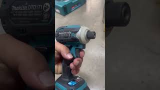 DTD171 Makita Impact Driver Show makitapowertools makita18v how hipower shorts [upl. by Gilbye869]