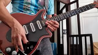 Driven by you Brian May Cover Guitar solo by Dani Marcos Testing JOYO ACTONE [upl. by Hailee]