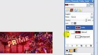 How to add Simple Scanlines to graphics in Gimp 26 [upl. by Oniliuqnart]