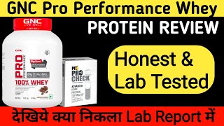 GNC Pro Performance 100 Whey Protein Review with Lab Report  Insane Fitness [upl. by Wardlaw]