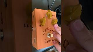 ビンテージCrowther Audio Hot Cake 3knob風 自作エフェクター《CHOCO CAKE》Over Drive fuzz ホットケーキ ビンテージエフェクター風 [upl. by Akener522]