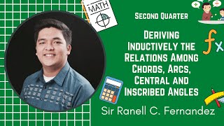 Grade 10 Math  Deriving Inductively the Relations AmongChords Arcs Central and Inscribed Angles [upl. by Balthazar57]