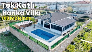 Tek Katlı Muhteşem Villa 700 m2 Arsa İçinde Fırsat Ev Turu E566 [upl. by Assena]